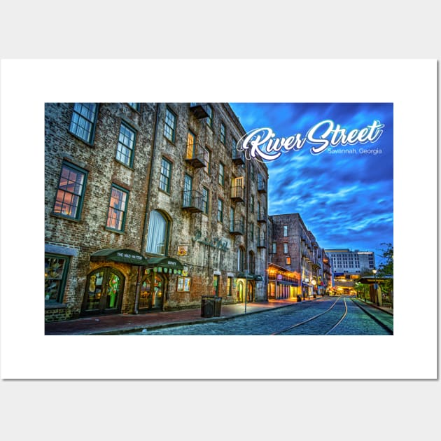 River Street Savannah Georgia Wall Art by Gestalt Imagery